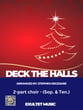 Deck The Halls Two-Part Mixed choral sheet music cover